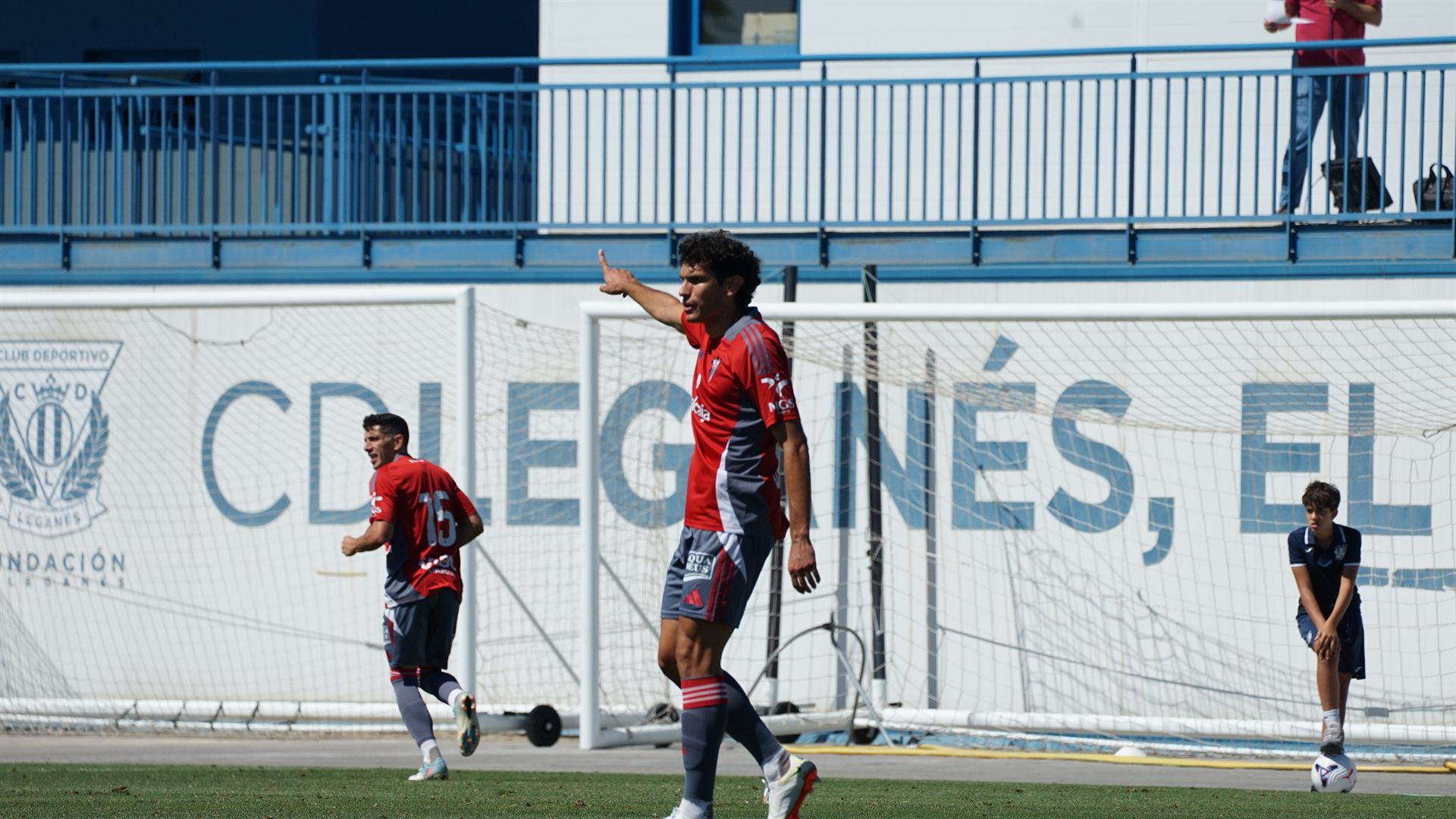 CD Leganés — celebración frente a la grada